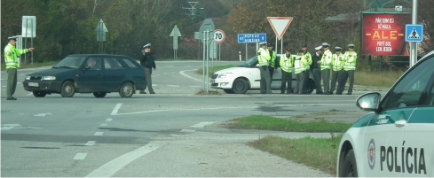 Polícia riadi dopravu