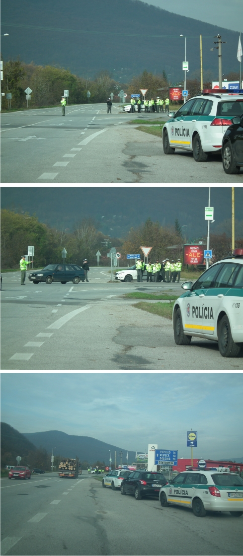 Polícia riadi dopravu