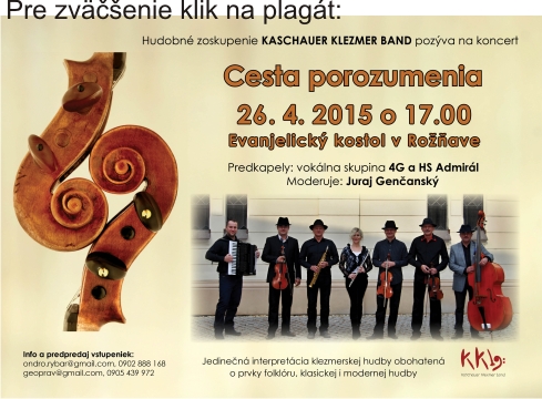 Cesta porozumenia - koncert