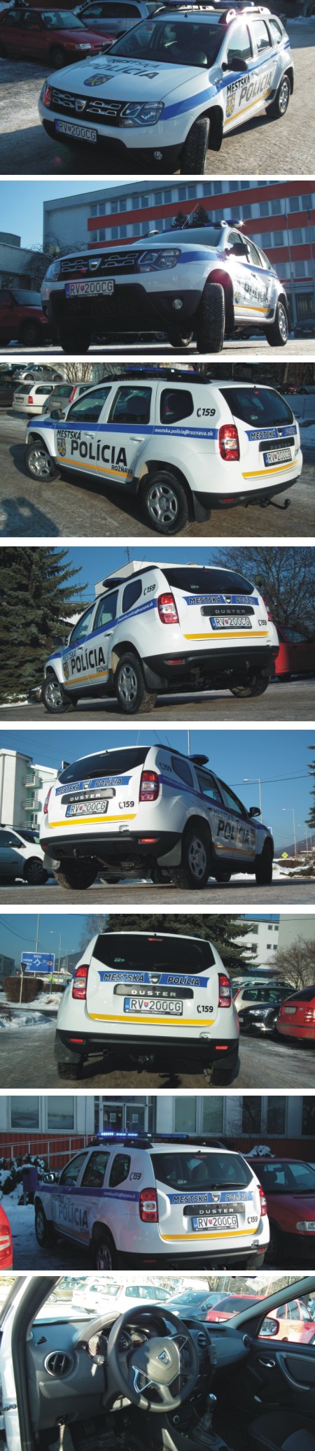 Mestská polícia Rožňava Dacia Duster