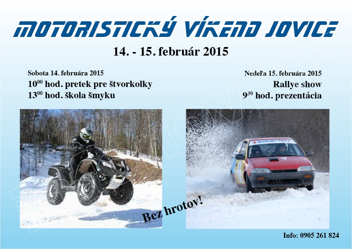 Motoristický víkend JOVICE